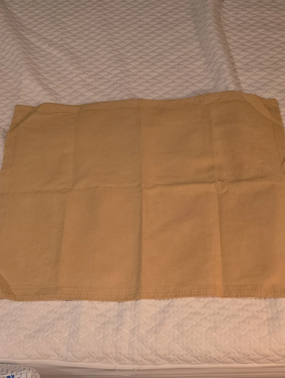 Pottery Barn Tan/Beige Faux Suede Standard Shams Set Of 2
